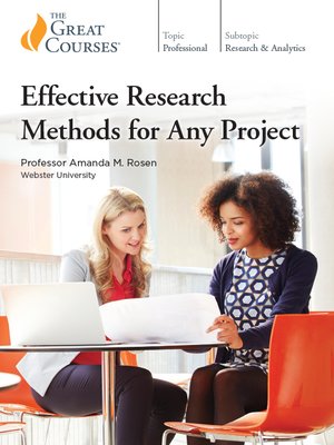 cover image of Effective Research Methods for Any Project